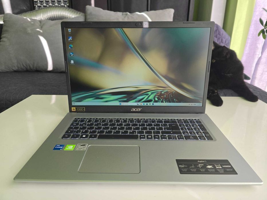 Laptop Acer Aspire 5 17.3" | i5-1135G7 | 16GB RAM | 512GB SSD | MX450 | B. Dobry Stan