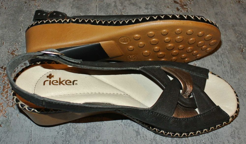 Sandały damskie Rieker - rozmiar 37