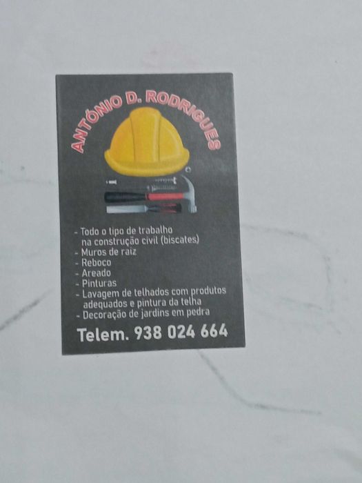 Todo o tipo de trabalho na construção civil ao gosto do cliente!