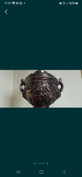 2 Candeeiros um em bronze,