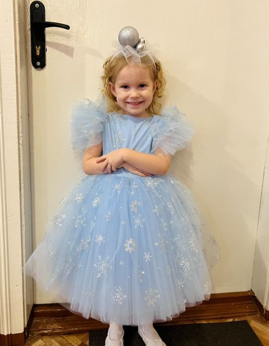 Сукня сніжинка новорічна