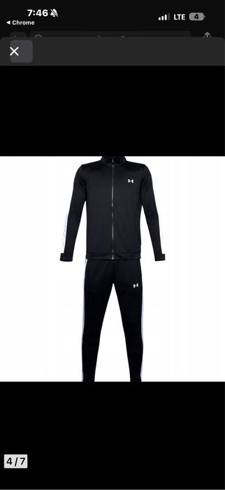 Under Armour Dres Męski UA EMEA  – Czarny – Regular Fit – NOWY