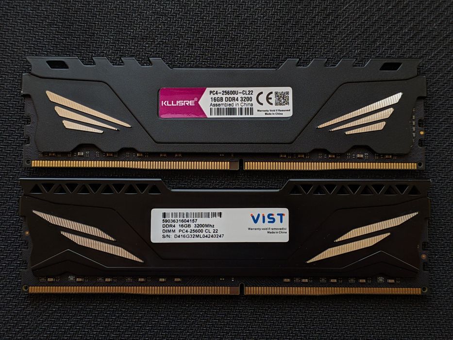 Kllisre Vist  32 GB 2x16 DDR4  3200  Mhz Оперативна пам'ять