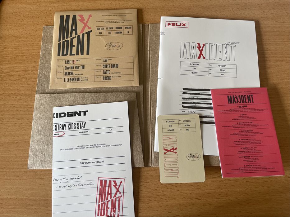 Stray Kids “MAXIDENT” álbum versão Felix (kpop)