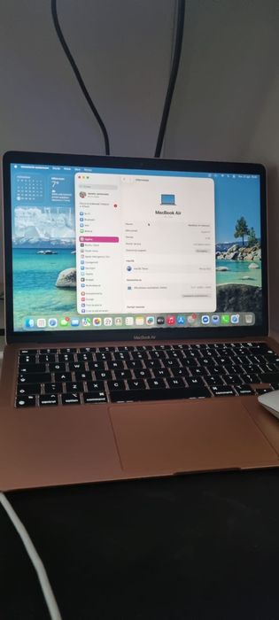 Macbook air 13 M1 (2020) Różowy 8GB/256GB Kondycja 100% + Magic Mouse