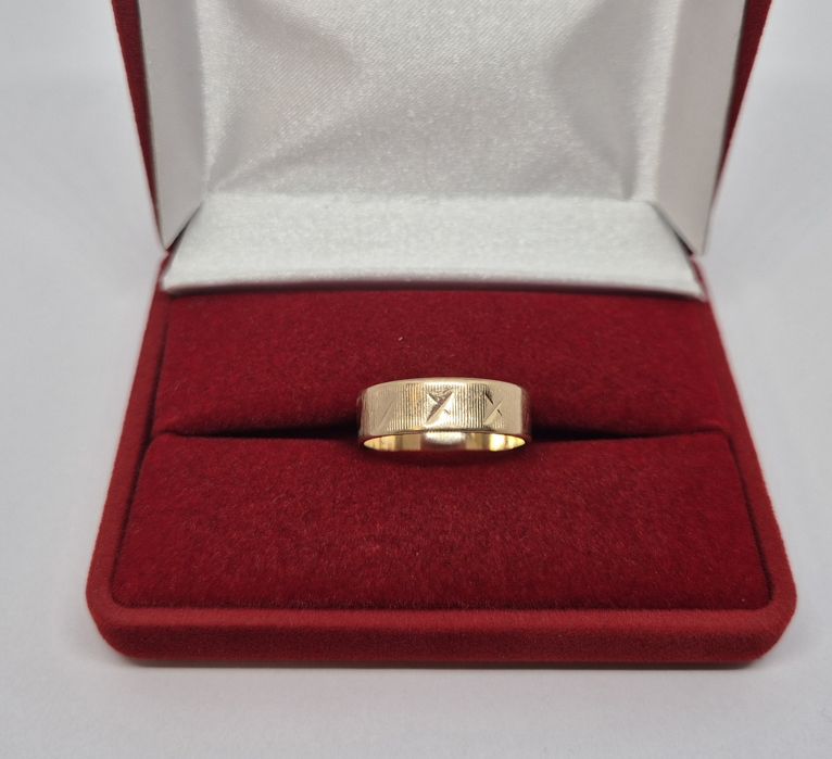 Obrączka złota 4,19 g, złoto 14 KT, Komis Jasło Czackiego