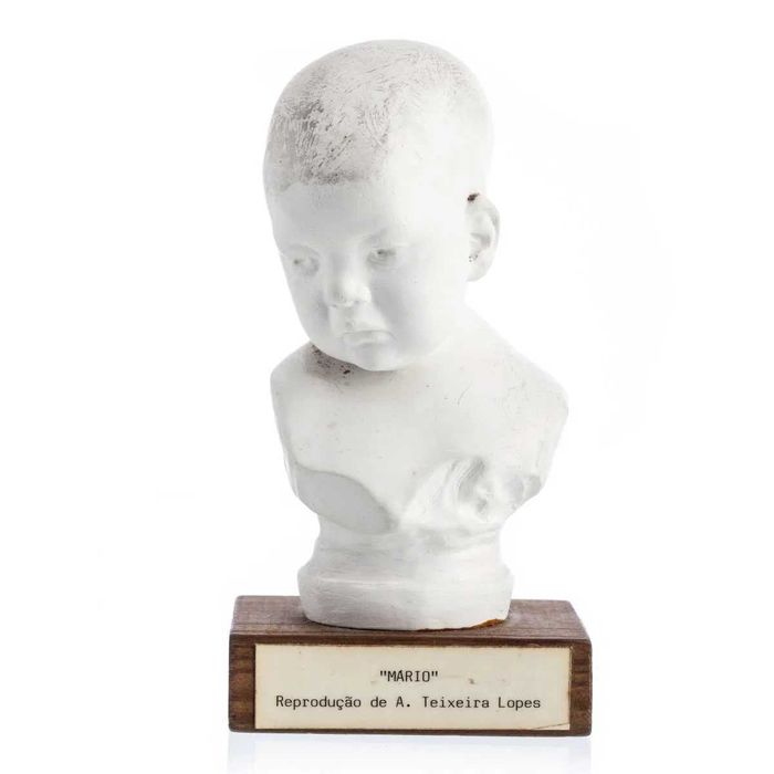 busto em gesso-teixeira lopes