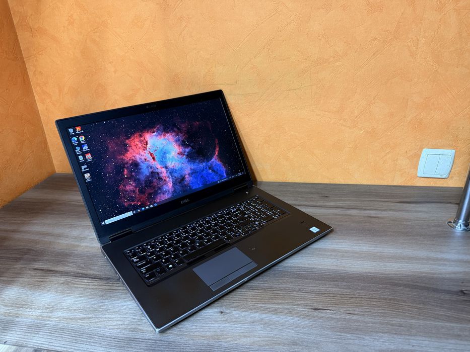 Потужний Dell Precision 7740(i7-9850/16/RTX3000/256/FHD IPS 17.3)