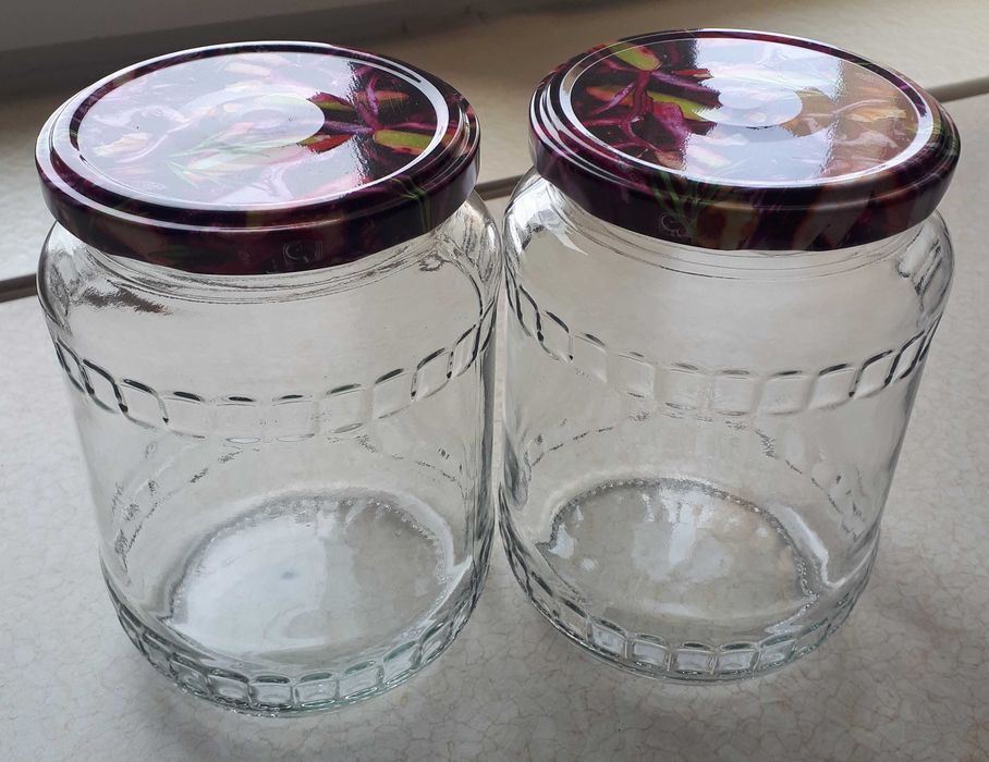 Słoiki komplet 2 sztuki 720 ml + zakrętki
