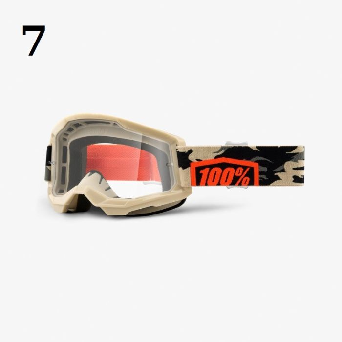 Gogle 100% enduro cross quad narty Model 2021 Wysyłka Prezent Promocja