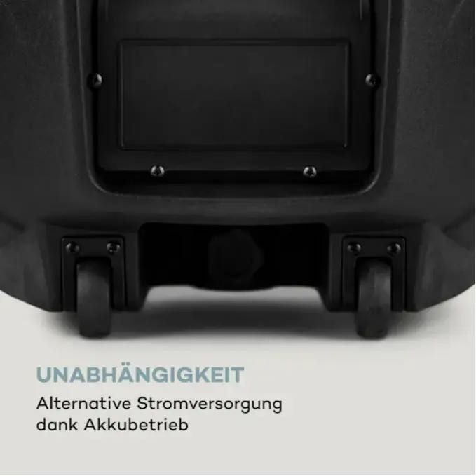 Акумуляторна мобільна колонка Auna 15" sub BT/USB/AUX 2xmicro 1000 Вт УЦІНКА