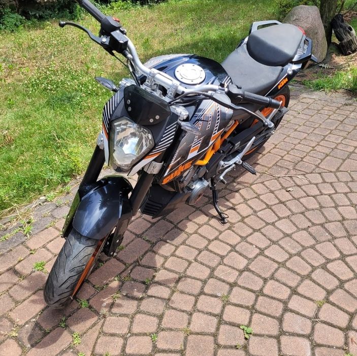 KTM Duke 390/125 na A1/B zarejestrowany jako 125