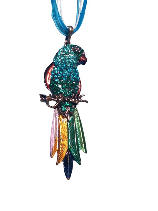 Кулон папуга великий, метал