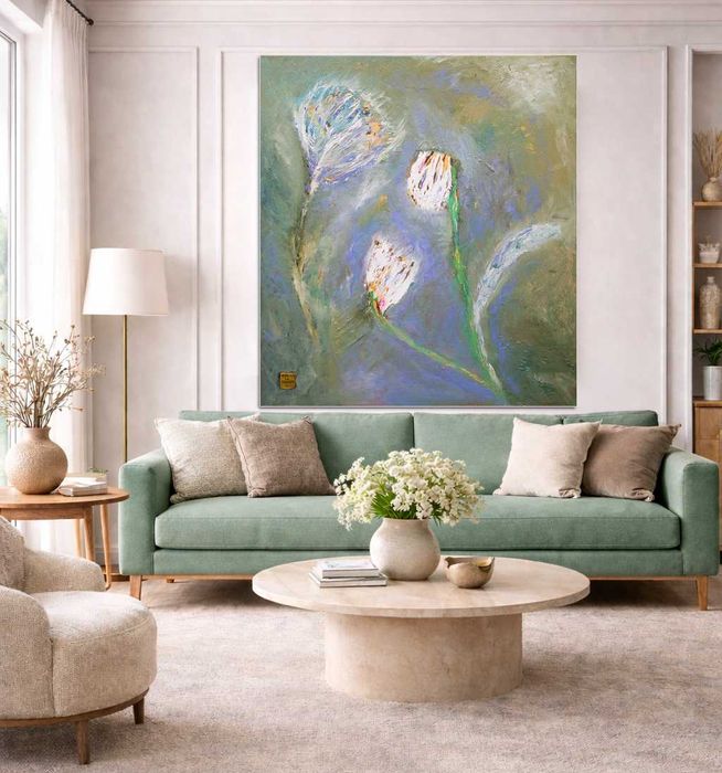 Абстрактна картиа "Я стану вітром" 90 на 100см в наявності