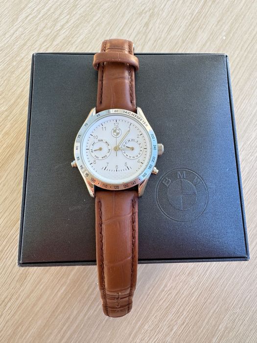 Zegarek BMW damski, 35mm, ze skórzanym paskiem