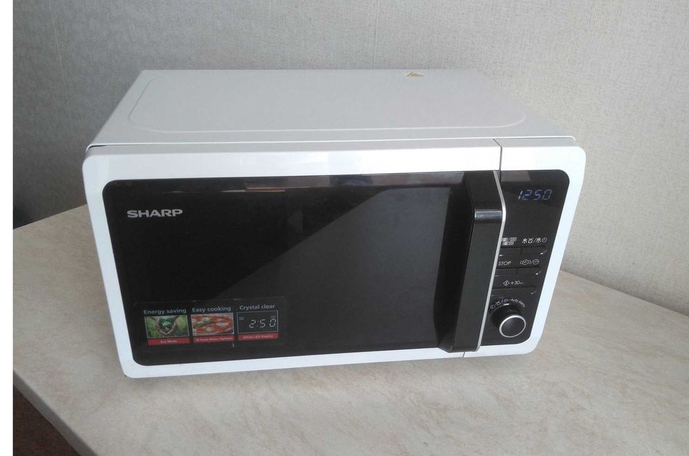 Микроволновка Sharp з грілем Ідеальний стан Висока якість Мікрохвильова піч