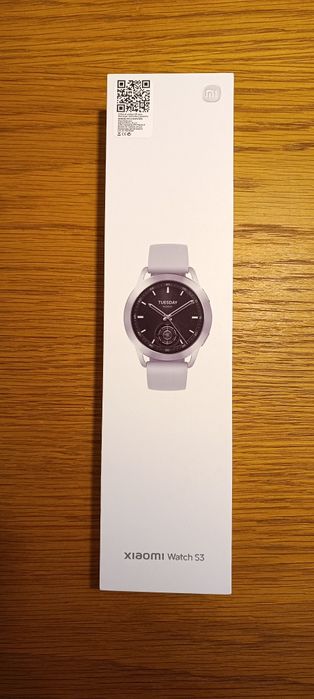 Xiaomi Watch S3 - novo na caixa