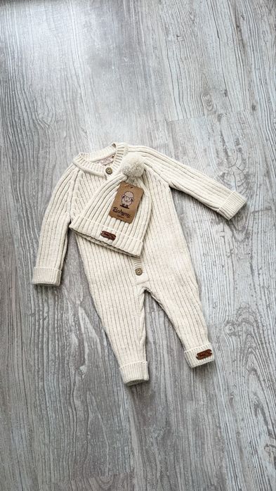 Теплий чоловічок із шапочкою 0-3 міс