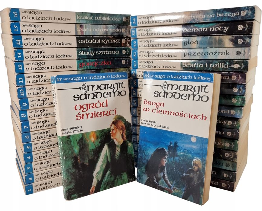 Saga o Ludziach Lodu 1-35 / bez tomu 25 / Margit Sandemo