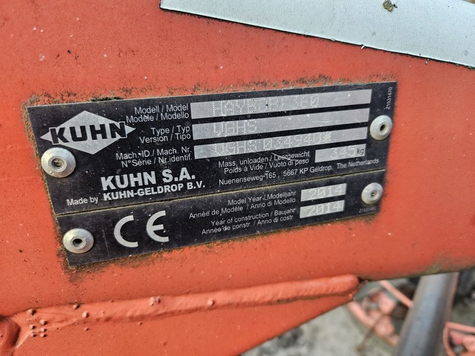 Kuhn Haybob 360 przetrząsarka zgrabiarka