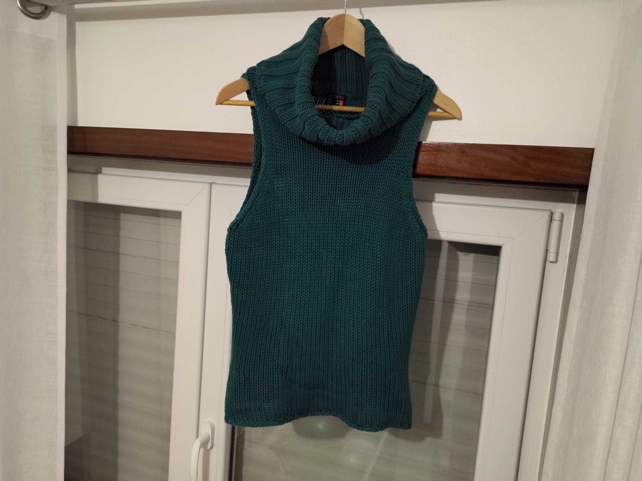 Camisola gola malha Bershka L