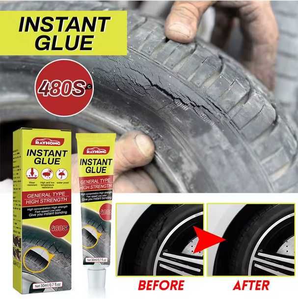Szybkoschnący Mocny Klej do Opon"Rayhong ​​Instant Glue" .Wulkanizacja