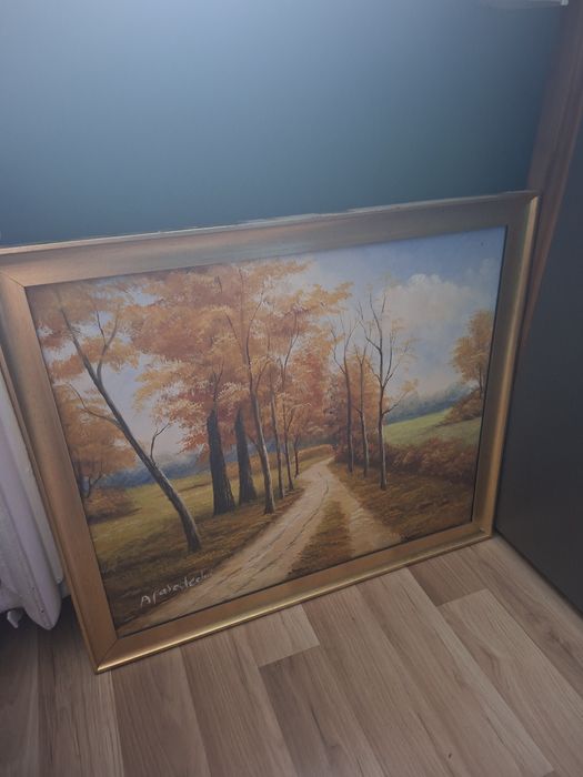Obraz olejny jesień