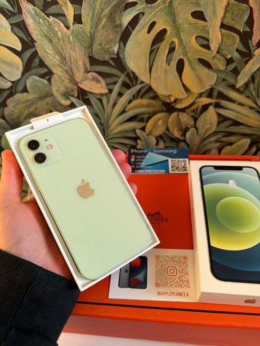 iPhone 12 Mini Green 128GB Neverlock відмінний Повний комплект 12міні  TRADE-IN  Великий вибір 12 мини