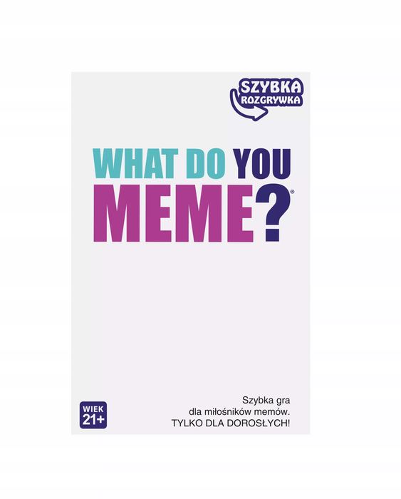 What Do You Meme? - Szybka Rozgrywka - Kultowa gra w podróżnym formacie. Epee. Nowy Produkt