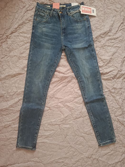 Nowe jeansy damskie M’SARA L niebieskie