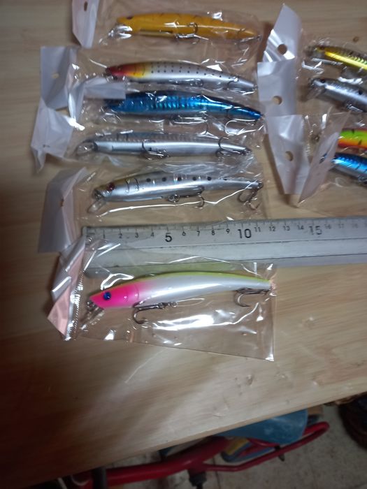Iscas para pesca.