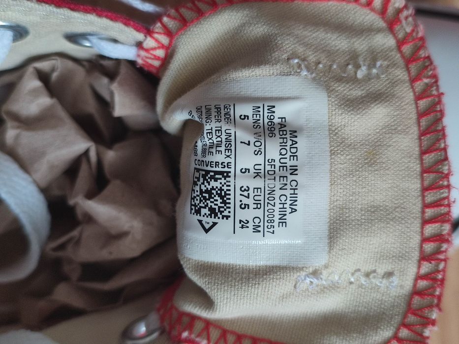 Кросівки кеди конверс червоні converse 37 37.5