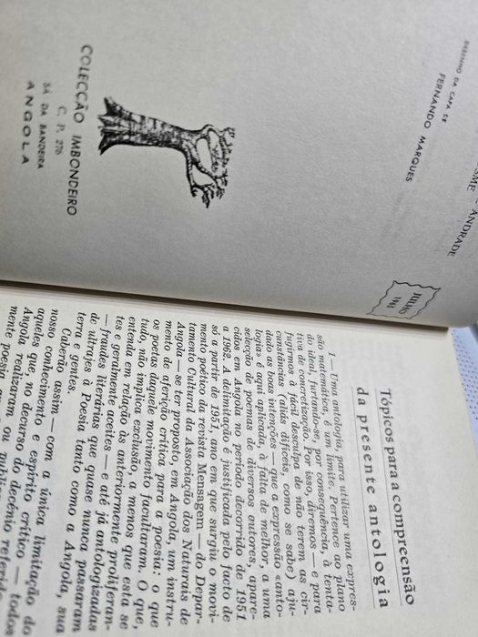Antologia Poética Angolana I - Colecção Imbondeiro