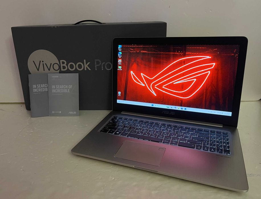 Игровой ASUS X580G  /Core i7 7700HQ/ Видео GTX (4 ГБ) + ВЕСЬ КОМПЛЕК!