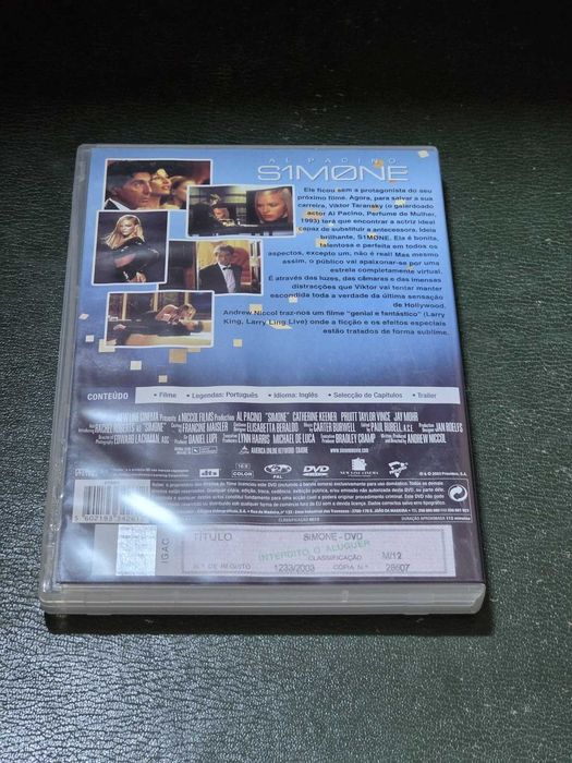 DVD Simone - Al Pacino