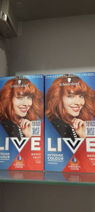 Zestaw 2 farb do włosów