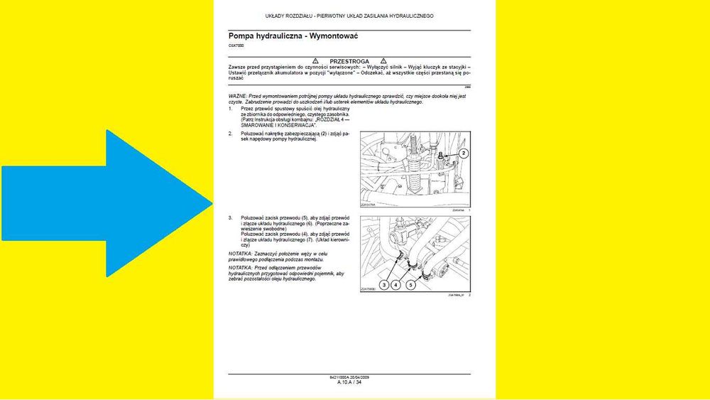 Kombajn Deutz Fahr Claas Case New Holland instrukcja napraw ! Promocja