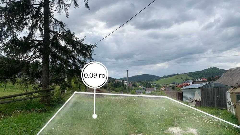 Земельна ділянка в Поляниці 0.09 га