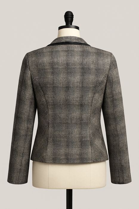 Żakiet, marynarka - Gerry Weber klasyka, krata Glen, bussines style, c