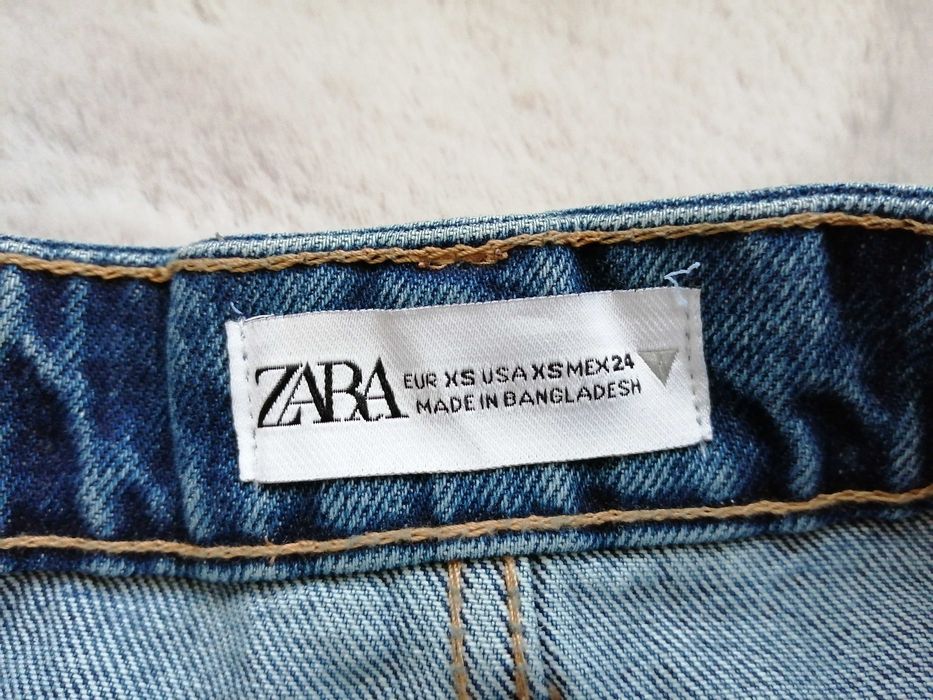 Spódnica mini Zara, rozmiar XS / 34