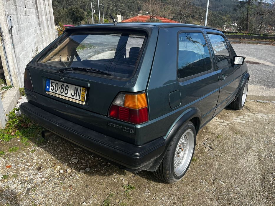 Golf 2 GTD jantes Rial Mahle pneus novos.