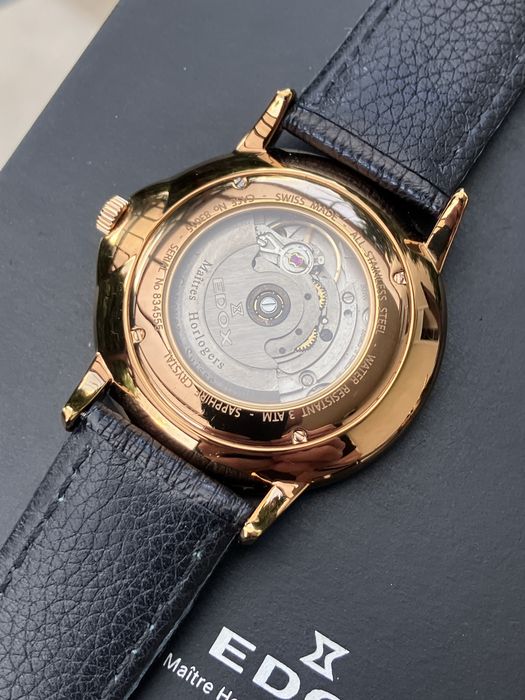 Zegarek EDOX Les Bemonts Automatic Day-Date