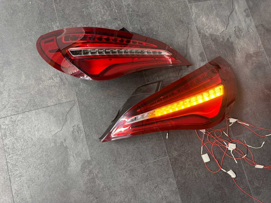 Задние фонари на Mercedes CLA C117 w117 led европа рестайлинг оптика мерседес стопи цла 117 рест Стопы