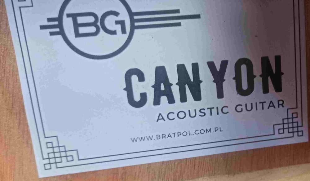 Gitara akustyczna BG Canyon