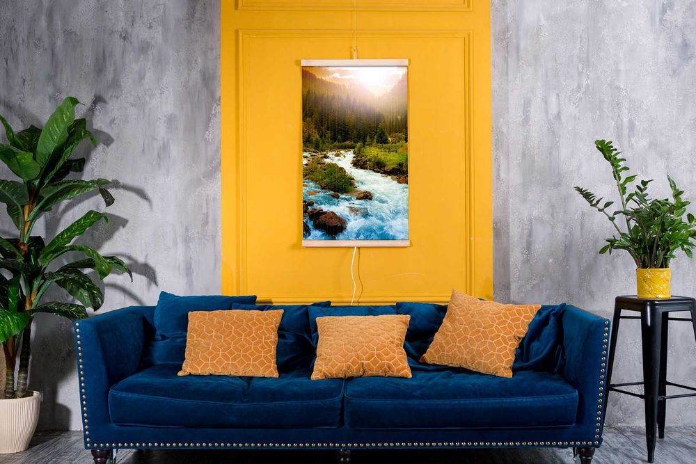 Карбоновий обігрівач-картина Тріо Річка