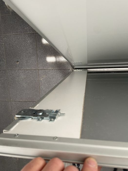 Drzwi przesuwne szklo lacobel 230x110