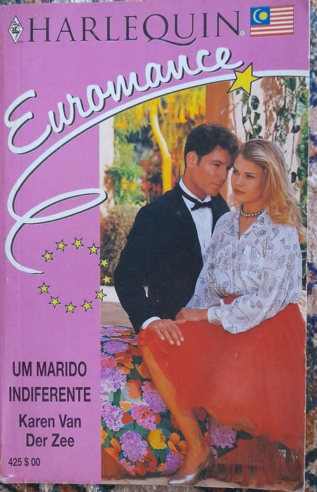 2 Livros de bolso Harlequin Euromance