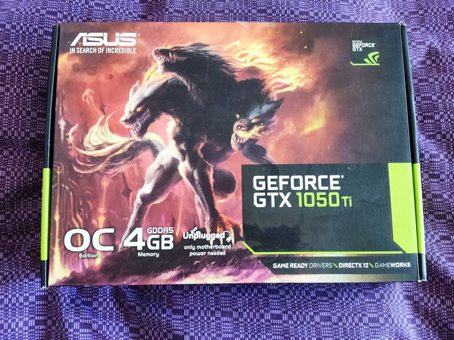 Відеокарта Asus 1050ti 4gb