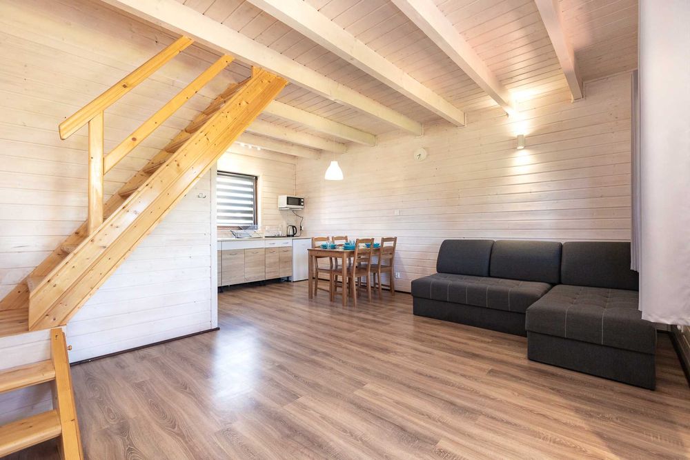 Komfortowe domki drewniane całoroczne Jantar, Święta, Sylwester, Ferie