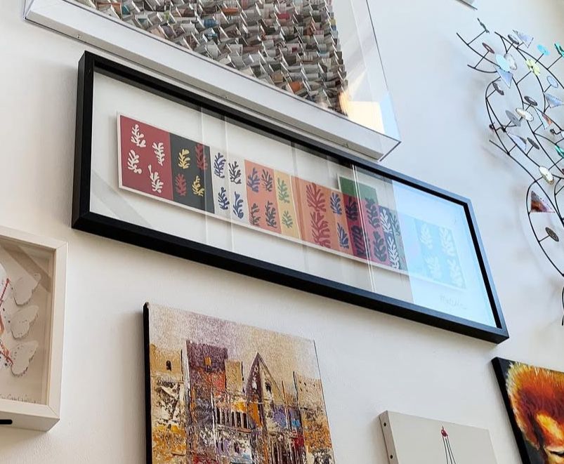 Quadro impressao de arte de Henri Matisse “Composition Les Velours”